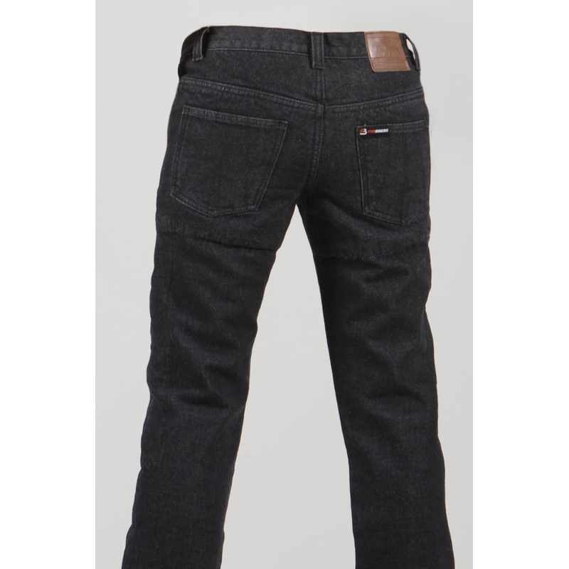 Dámské kevlarové jeansy na moto ForBikers-Černé