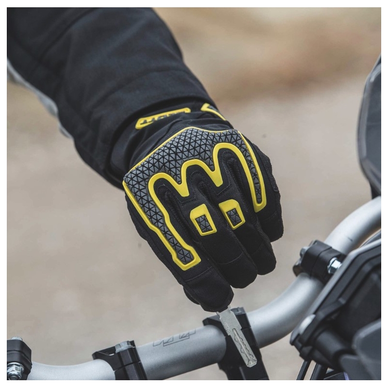 Motorhandschoenen SCOTT Dualraid zwart-geel uitverkoop