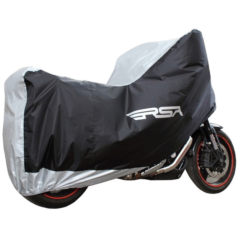 Motorhoes RSA zwart-zilver