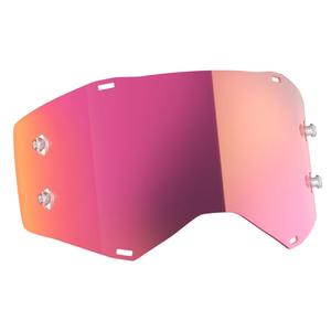 Roze spiegelglas voor SCOTT Prospect/Fury motorcrossbril