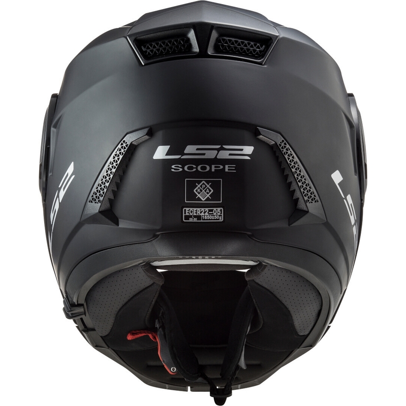 Vyklápěcí přilba na motorku LS2 FF902 Scope Solid černá matná