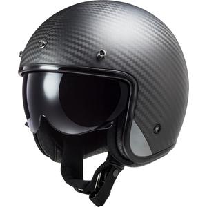 Open motorhelm LS2 OF601 Bob C Carbon