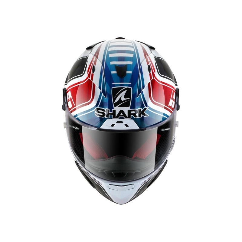 Integrální přilba SHARK RACE-R PRO Zarco GP De France Replica černo-bílo-modro-červená