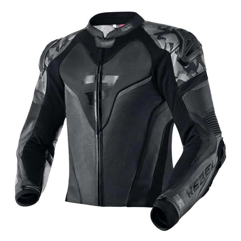 Motorjas Rebelhorn Rebel zwart uitverkoop