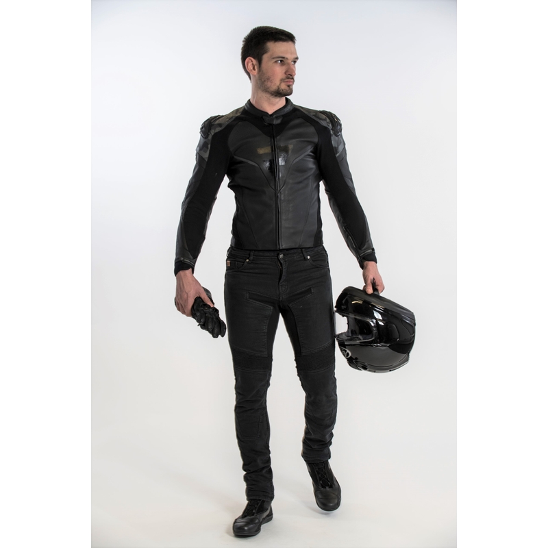 Motorjas Rebelhorn Rebel zwart uitverkoop