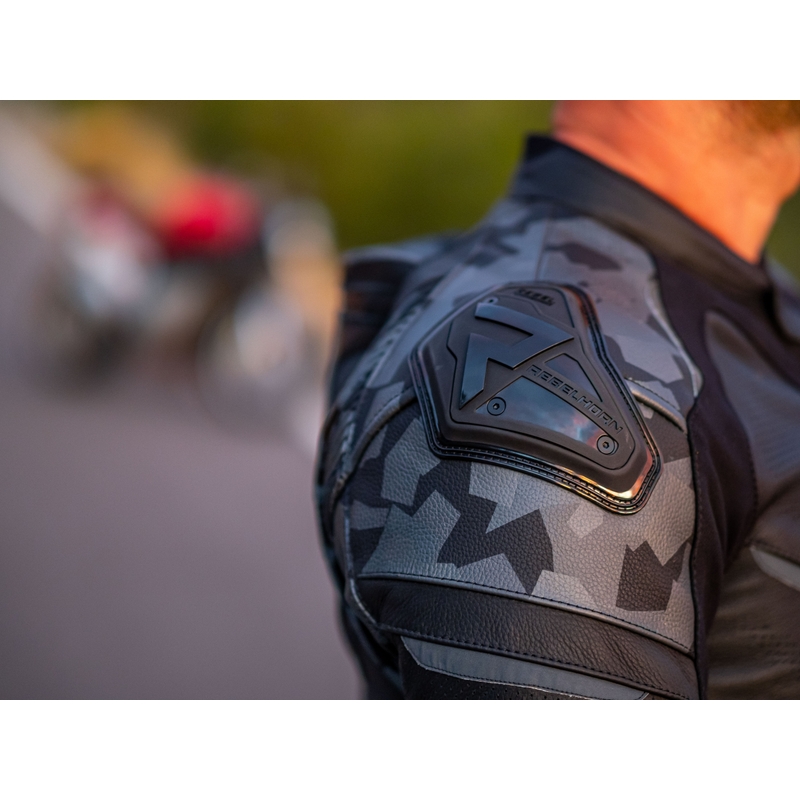 Motorjas Rebelhorn Rebel zwart uitverkoop