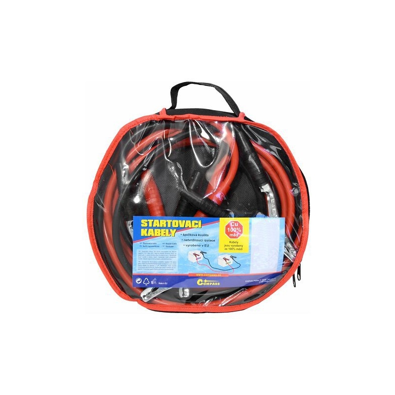 Kabely startovací 600 A 3,0 m, 100% měď