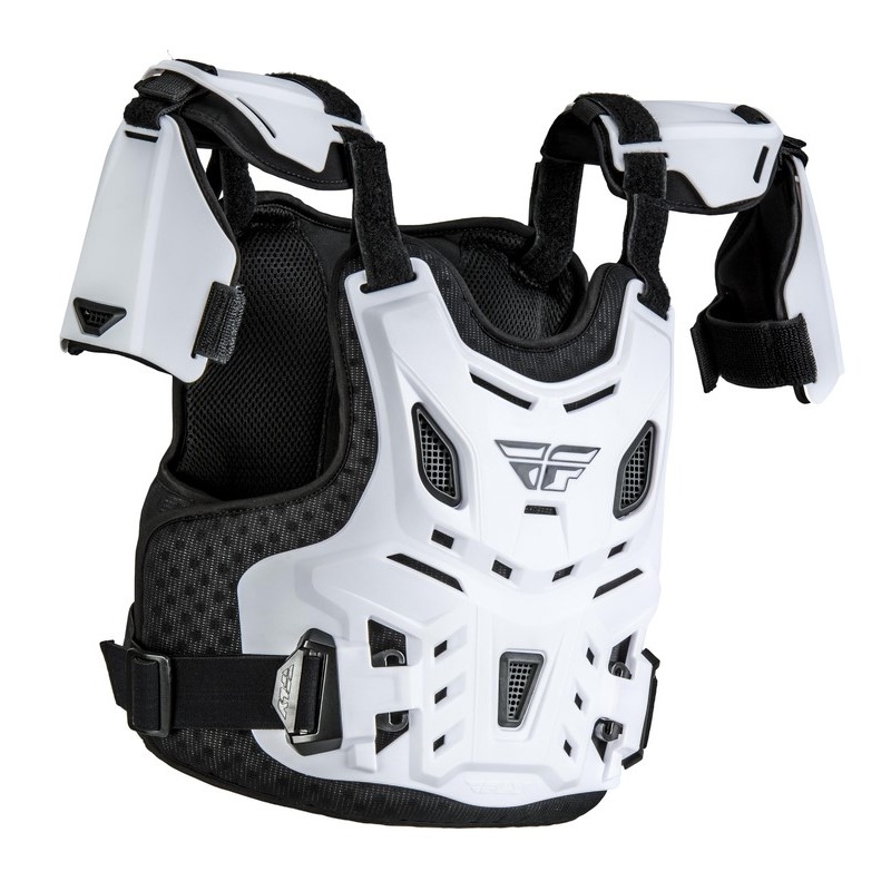 FLY Racing Revel Roost wit kinder bodyprotector