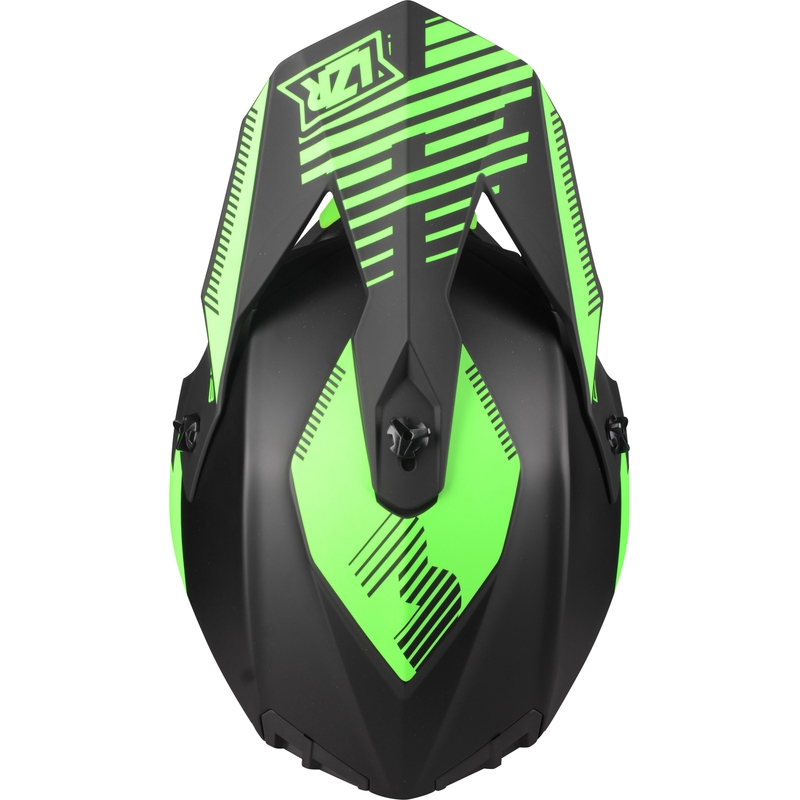 Motokrosová přilba Lazer OR-3 PP3 černo-fluo zelená