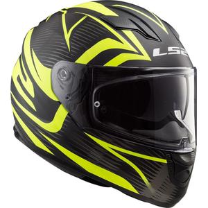 LS2 FF320 Stream Evo Jink zwart-fluo gele integraal motorhelm