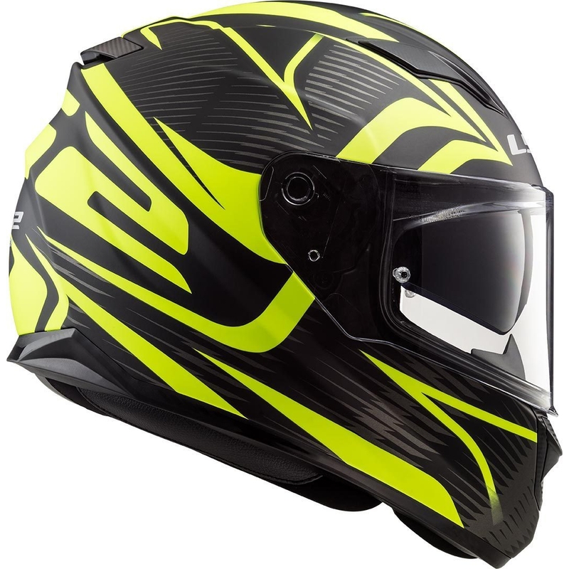 LS2 FF320 Stream Evo Jink zwart-fluo gele integraal motorhelm