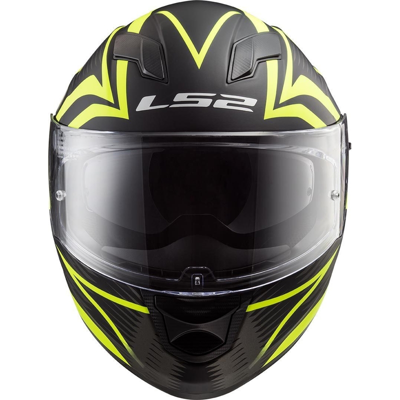 LS2 FF320 Stream Evo Jink zwart-fluo gele integraal motorhelm
