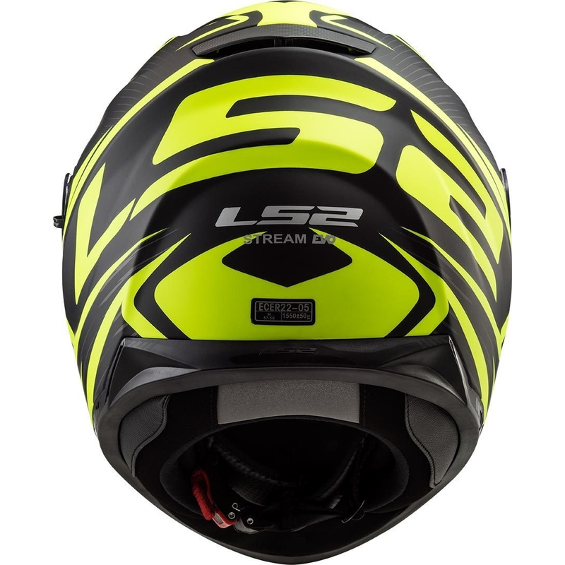 LS2 FF320 Stream Evo Jink zwart-fluo gele integraal motorhelm
