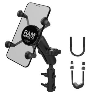 RAM Mounts X-Grip mobiele telefoonhouder met bevestiging voor rem-/koppelingshendel/handvat