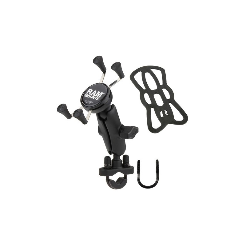 RAM Mounts X-Grip mobiele telefoonhouder voor sturen met een diameter van 12,7-31,75 mm