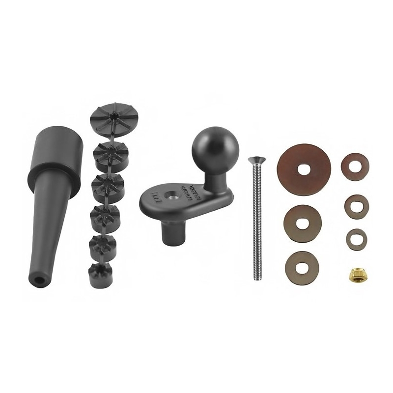 RAM Mounts voor motorfiets vorkhals met 1" pin