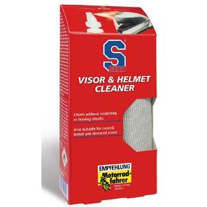 Vizier- en helmreiniger S100 met microvezeldoekje - Vizier- en helmreiniger 100 ml