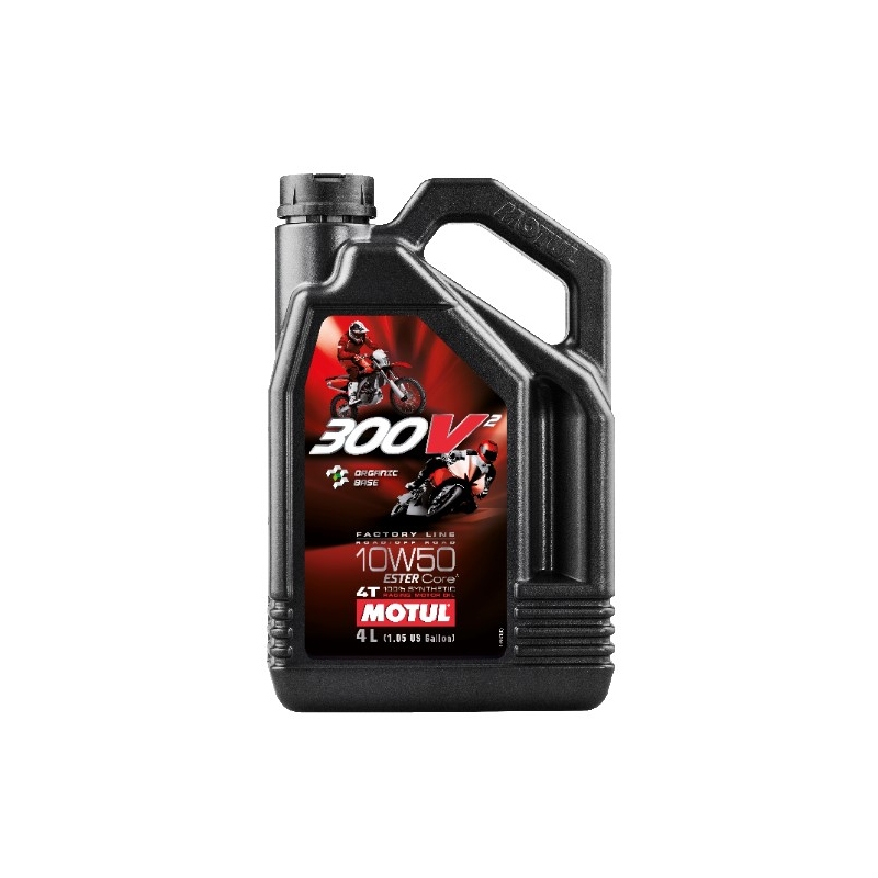 Olie Motul 300V² 4T FL Road/Off Road 10W50 4 l