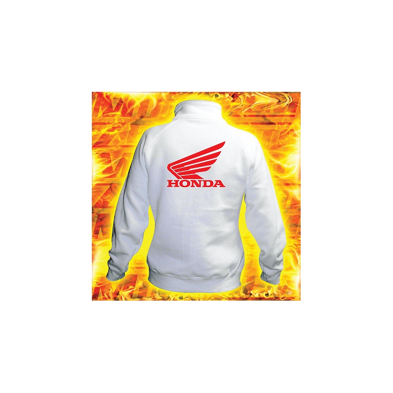 Dámská mikina s motivem Honda bílá 2 výprodej