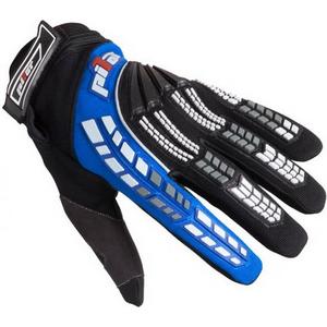Kids mx motorhandschoenen Pilot zwart/blauw