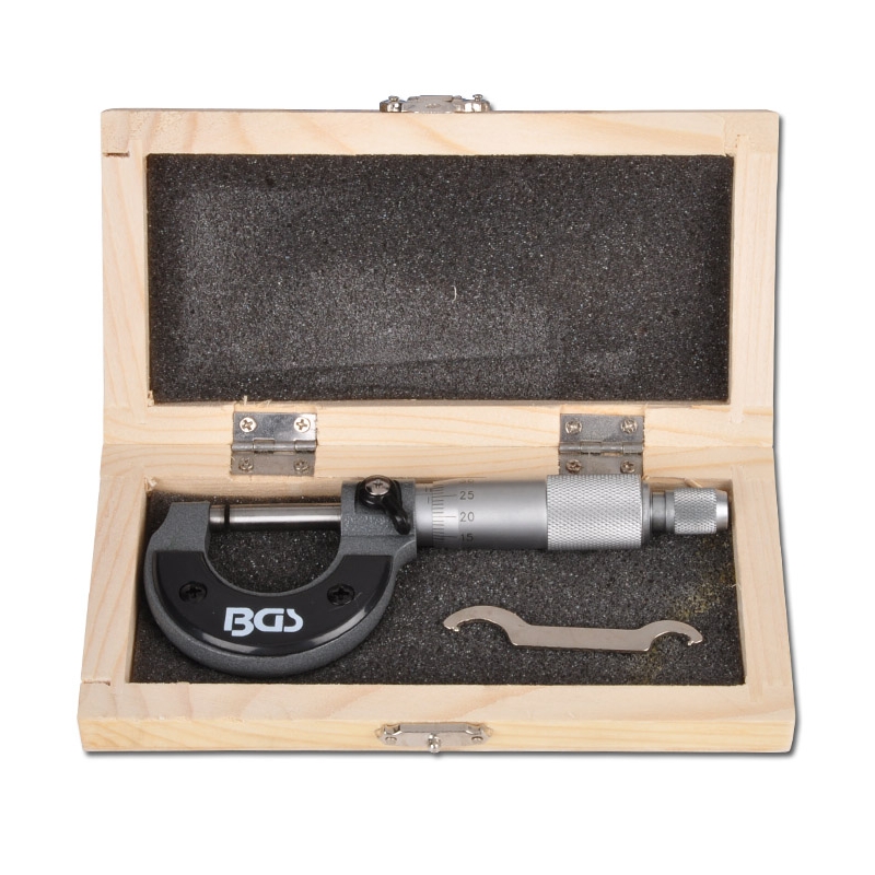 Mikrometr s rovinnými doteky 0 - 25 mm