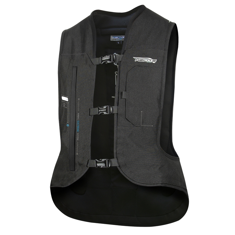 Elektronisch airbagvest HELITE e-Turtle zwart