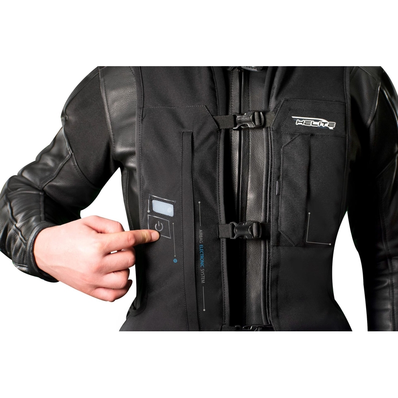 Elektronisch airbagvest HELITE e-Turtle zwart