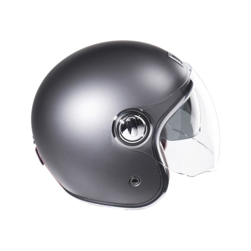 Open helm NOX PREMIUM Heritage zilver mat