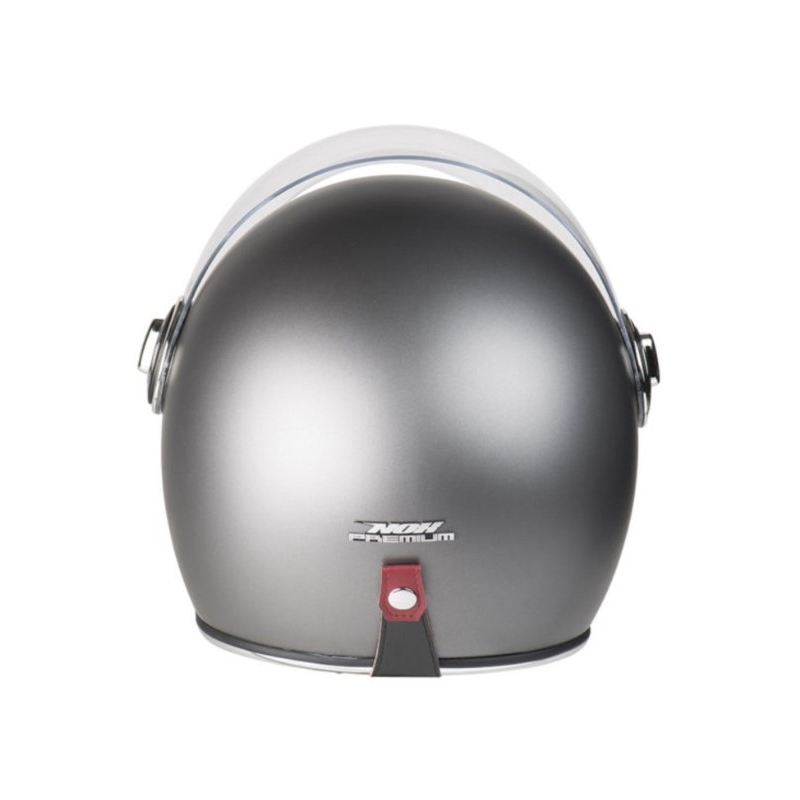 Open helm NOX PREMIUM Heritage zilver mat