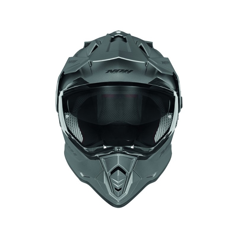 Endurohelm NOX N312 zilver