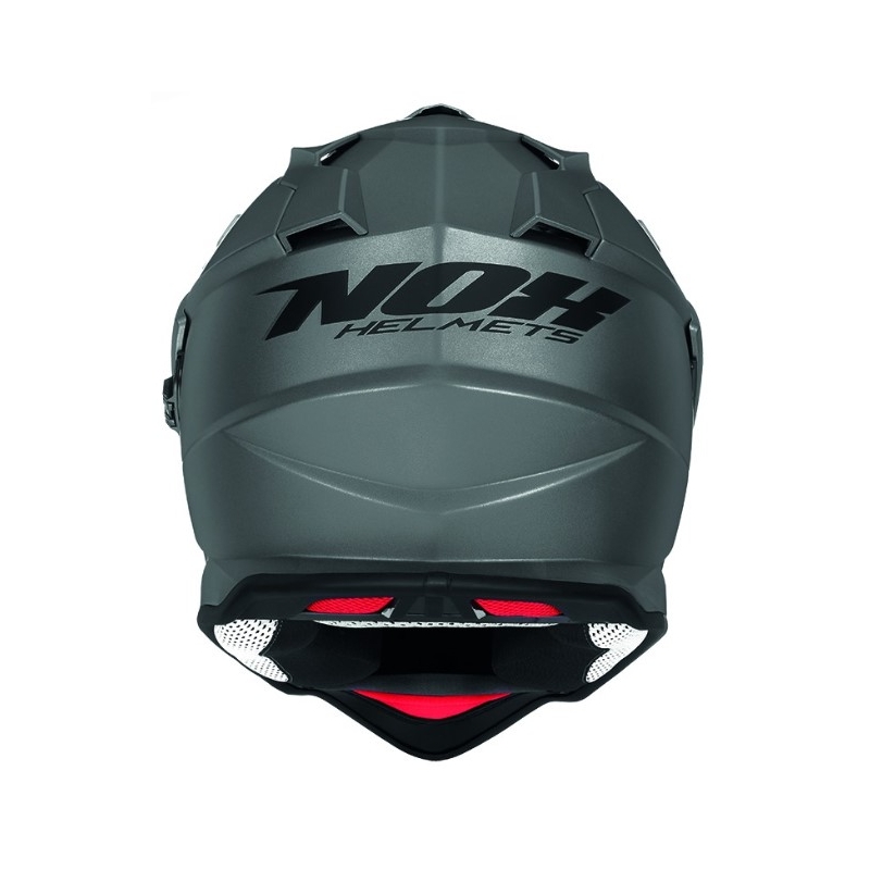 Endurohelm NOX N312 zilver