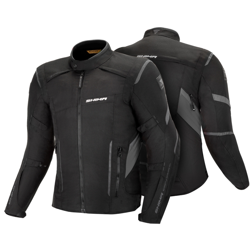 Motorjas Shima Rush zwart uitverkoop