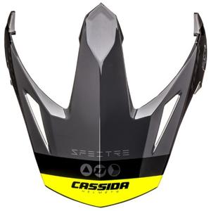 Cassida Tour 1.1 Spectre helmvizier zwart-grijs-fluogeel