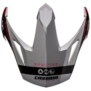 Cassida Tour 1.1 Spectre helmvizier zwart-grijs-rood