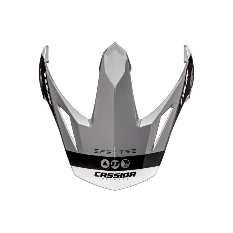 Cassida Tour 1.1 Spectre helmvizier zwart-grijs-wit