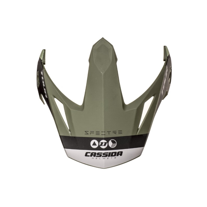 Cassida Tour 1.1 Spectre helmvizier zwart-grijs-groen