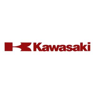Kawasaki sticker rood