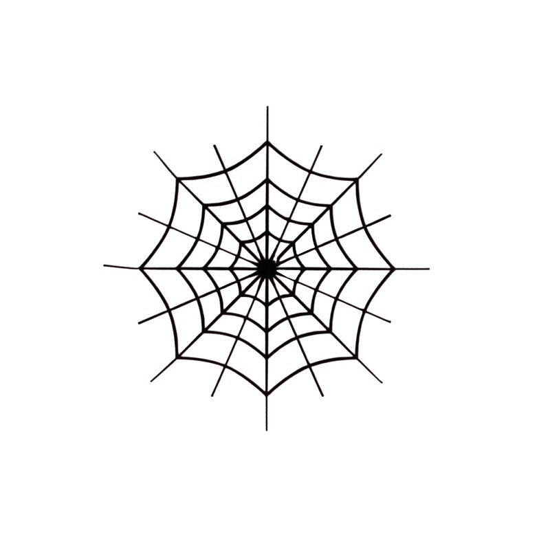Spinnenweb sticker