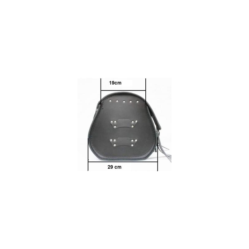 Chopper RSA-9B leren motorkoffer