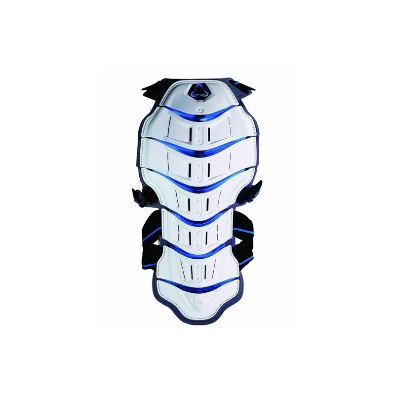 Rugbeschermer, rugbeschermer Tryonic 3.7 wit/blauw