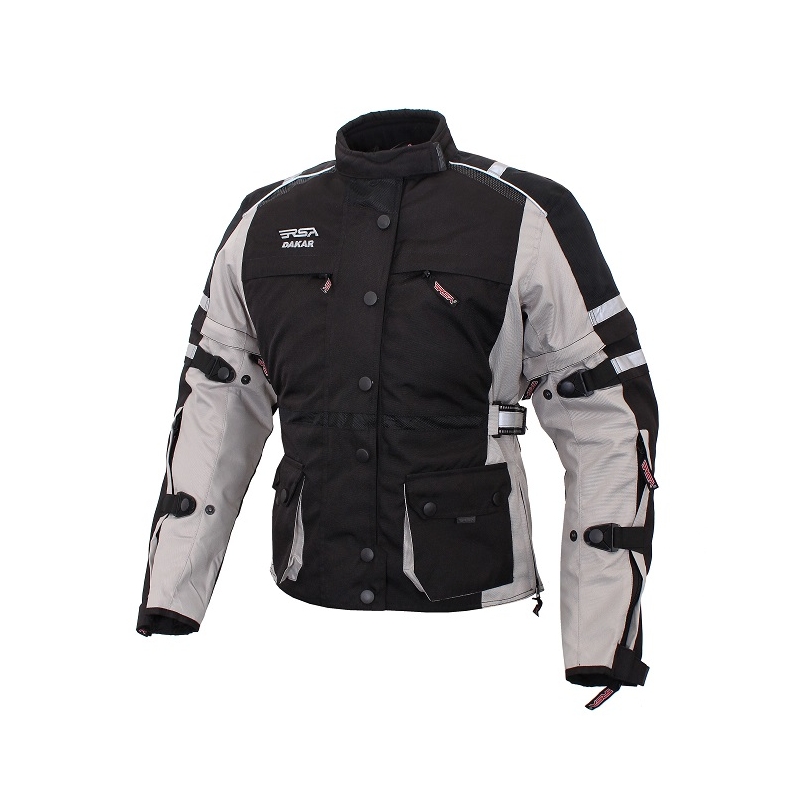 Dames motorpak RSA Dakar grijs uitverkoop