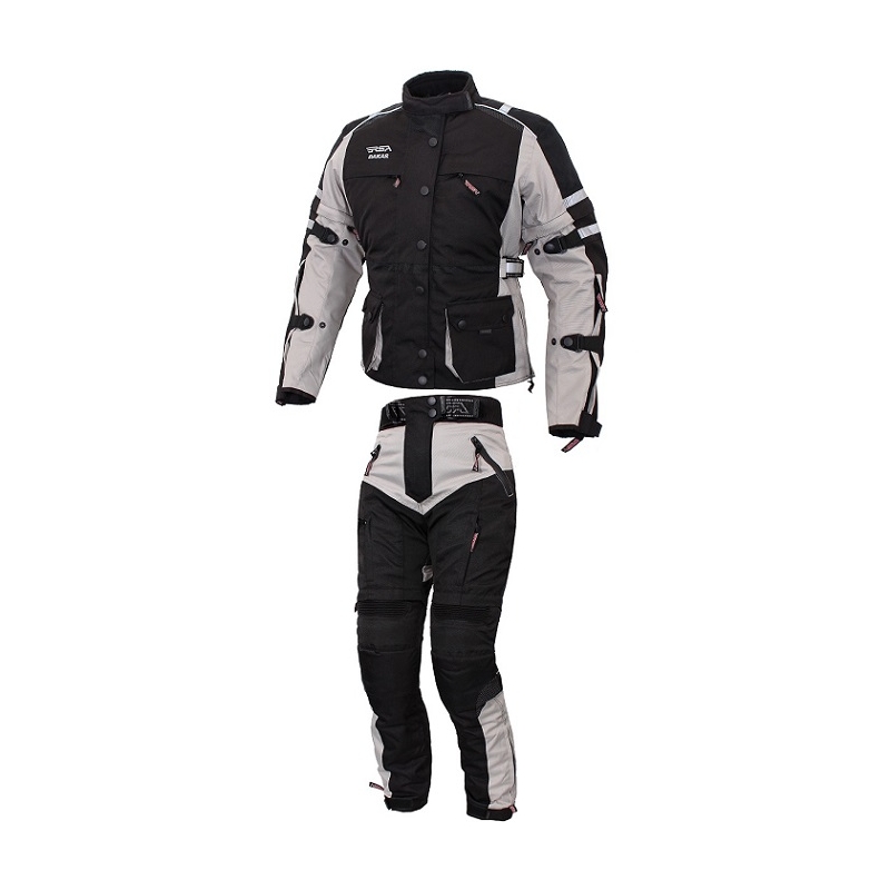Dames motorpak RSA Dakar grijs uitverkoop