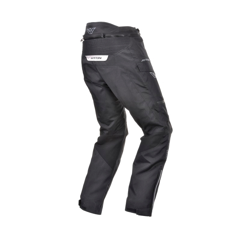 Zkrácené kalhoty na motorku Ayrton Rally černé výprodej